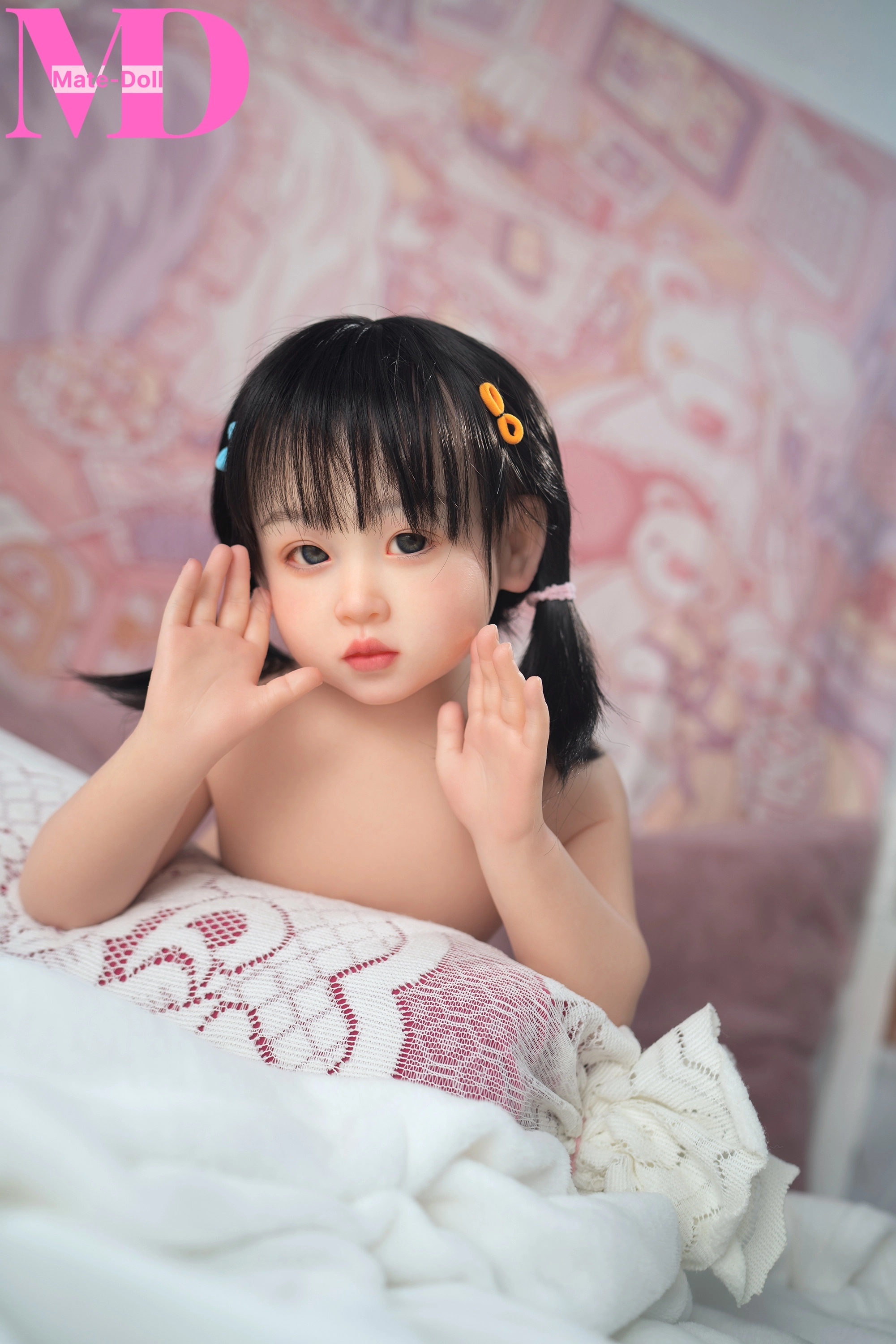 SILICONE HEAD AND TPE BODY SEX DOLL 88CM GA02# (MADE BY AXBDOLL)