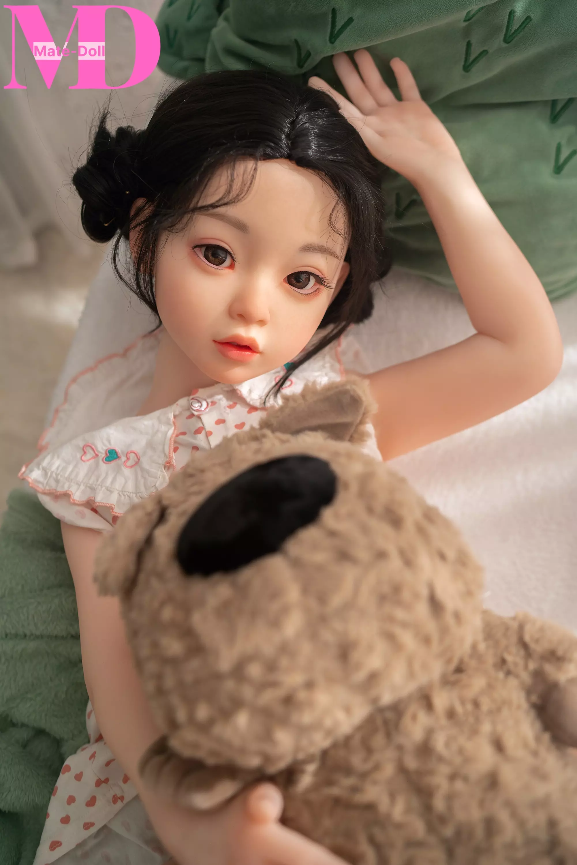 SILICONE HEAD DOLL 110cm G58# Silicone+TPE Mini Sex Doll Cute